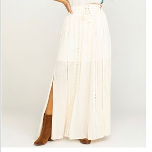 SHYANNE WOMEN'S TIE-OFF CORSET MAXI SKIRT size medium